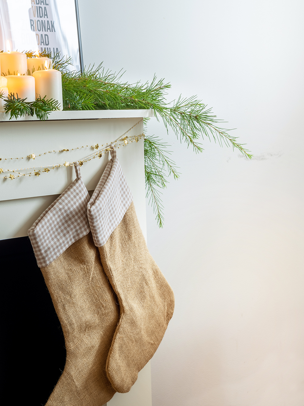 DIY Chimenea navideña de tablero de DM3